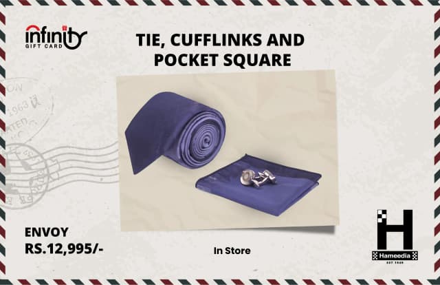 Envoy Tie, Cufflinks & Pocket Square - InStore
