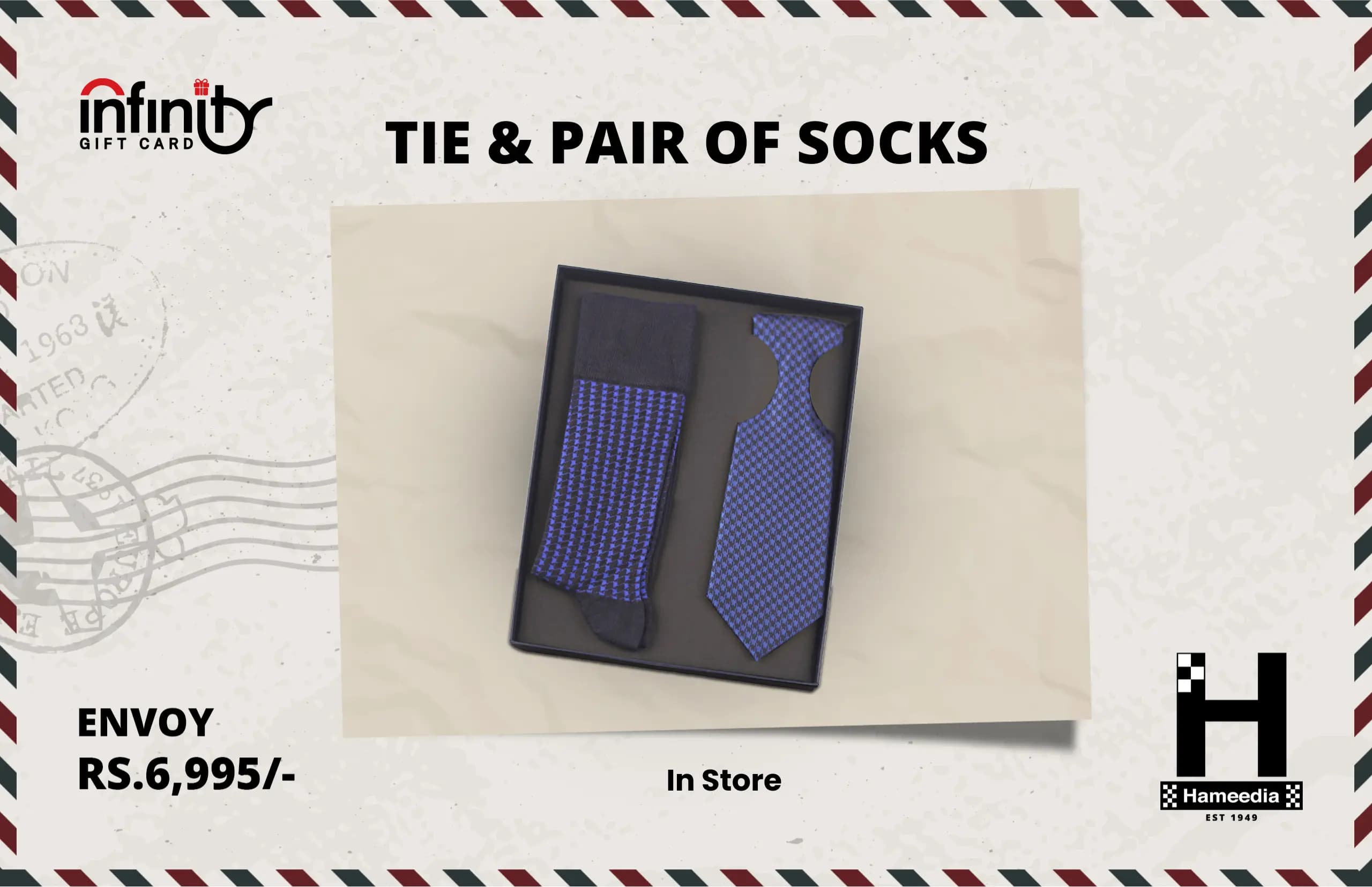 Envoy Tie & Socks Gift Box - Instore
